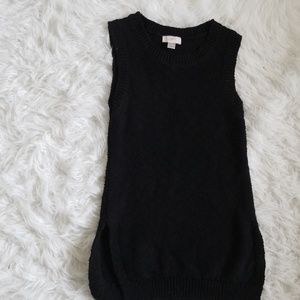 LOFT sleeveless long sweater